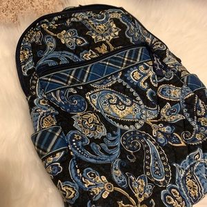 Navy Paisley Mini Vera Bradley Backpack